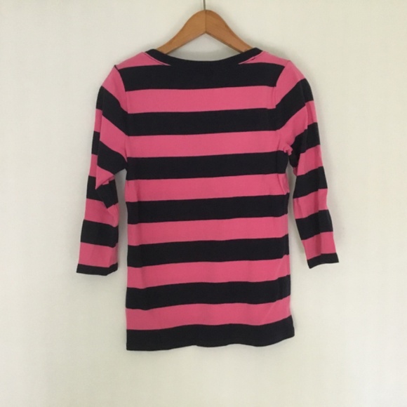 Lauren Ralph Lauren Pink and Blue Shirt Women’s Size Medium - Picture 2 of 2